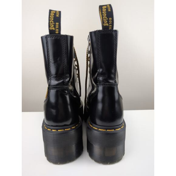 Dr Martens Jadon Max Platform Boots Patent Black Ladies 9 (UK 7) - Picture 9 of 11